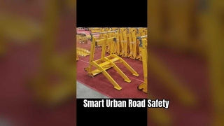 कम गति वाली शहरी सड़कों के लिए डिज़ाइन किया गया कॉम्पैक्ट वाहन बैरियर
